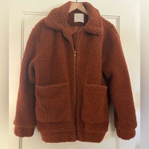 Elodie Brown Teddy Coat